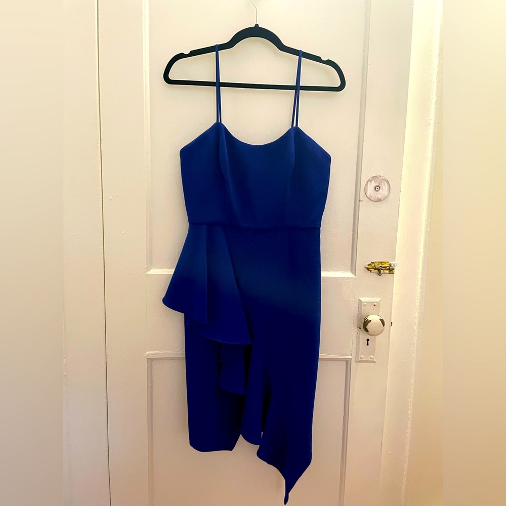 Jay Godfrey royal blue cocktail dress. Size 6.